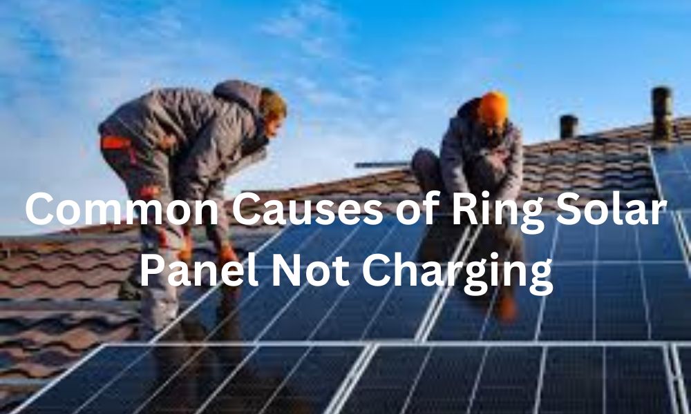 Common Causes of Ring Solar Panel Not Charging 