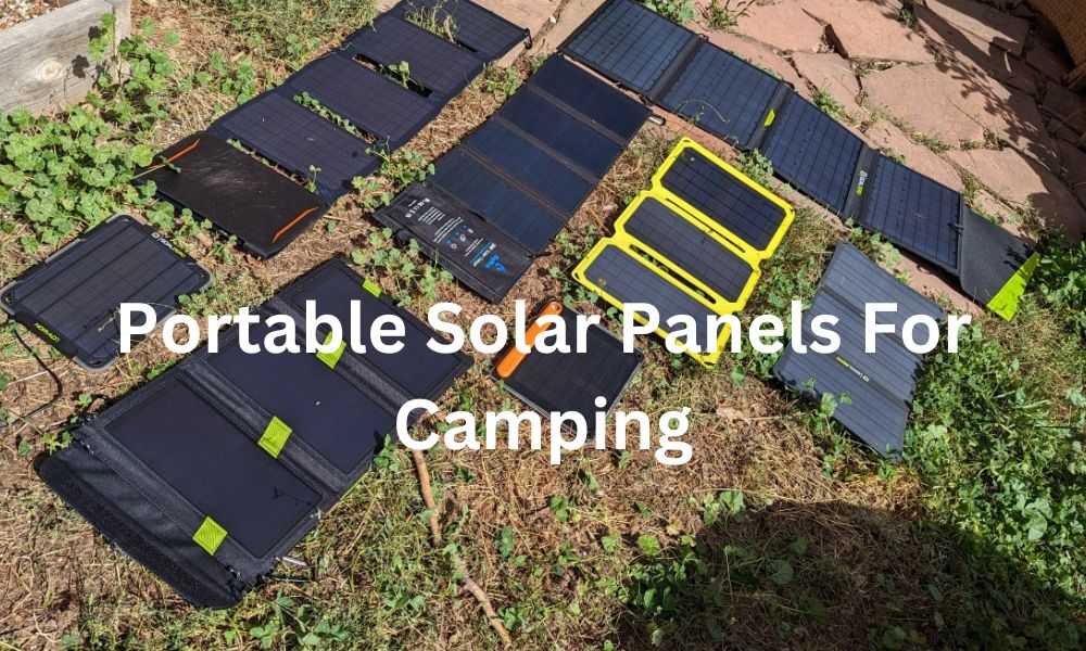 Portable Solar Panels For Camping