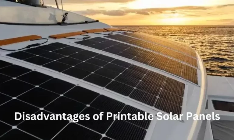 top disadvantages of printable solar panels