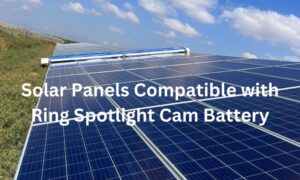 Solar Panels Compatible with Ring Spotlight Cam Battery